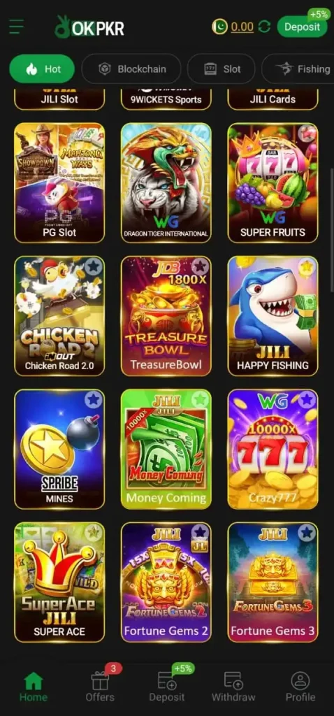 Ok PKR Game